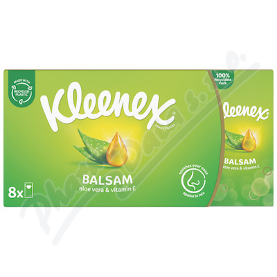 KLEENEX Kapesníky papírové Balsam 8x9ks