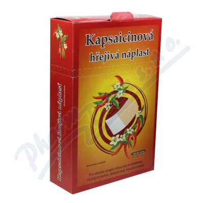 CAPSICOLLE kapsaicinová hřej.náplast 12x18cm 50ks