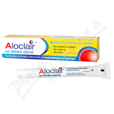 Aloclair na dětské dásně gel 10ml