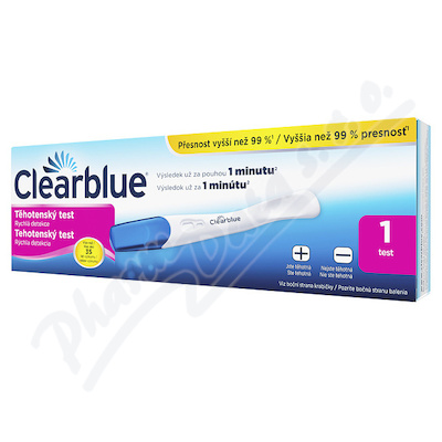 Clearblue PLUS rychlá detekce těhotenský test 1ks