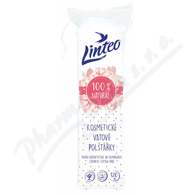 Linteo Kosmetické tampony 100% bavlna 120ks