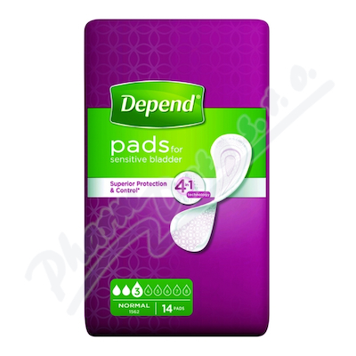 Depend Pads Normal inkont.vložky ženy 14ks