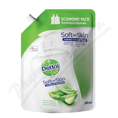 DETTOL Tek.mýdlo Náhr.náplň Jemná aloe+vit.E 500ml