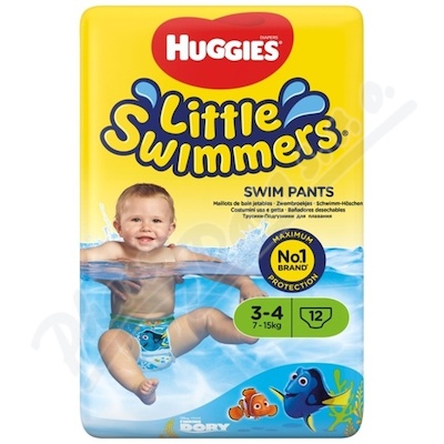 HUGGIES Little Swimmers 3-4 7-15kg 12ks