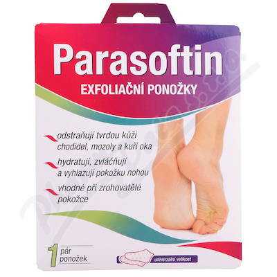 Parasoftin exfoliační ponožky 1 pár