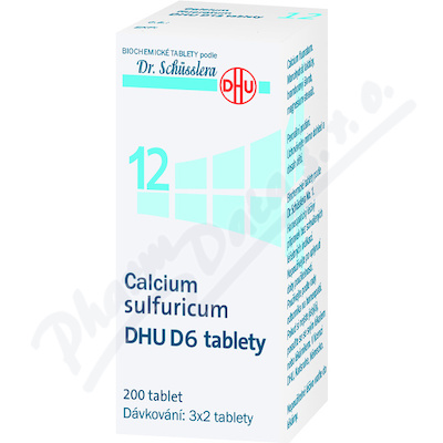 Calcium sulfuricum DHU D5-D30 tbl.nob.200