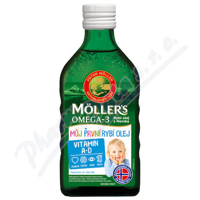 Mollers Omega 3 Můj první rybí olej 250ml