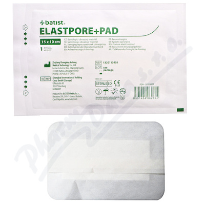 ELASTPORE+PAD náplast samolep.sterilní 10x15cm 1ks