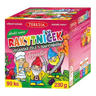 RAKYTNÍČEK veganské želé divoké ovoce 90ks Trpaslí