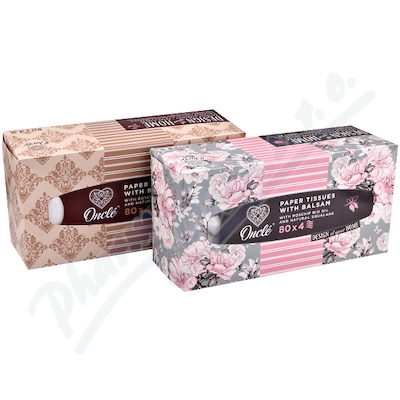 ONCLÉ Papírové kapesníky s balzámem 4-vrstvé 80ks