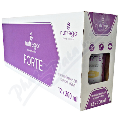 nutrego FORTE oříšek por.sol.12x200ml