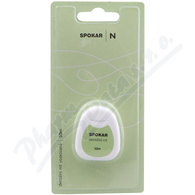 SPOKAR N dentální nit voskovaná 50m