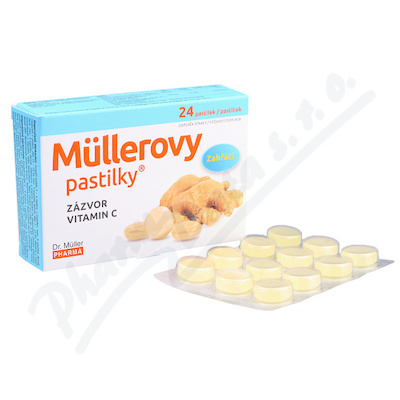 Müllerovy pastilky se zázvorem 24ks CZ/SK