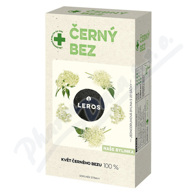 LEROS Černý bez čaj 20x1g