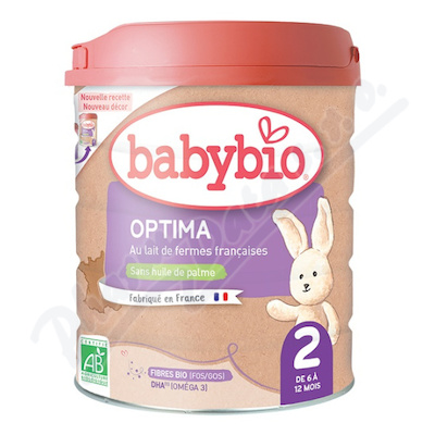 BABYBIO Optima 2 6-12m 800g