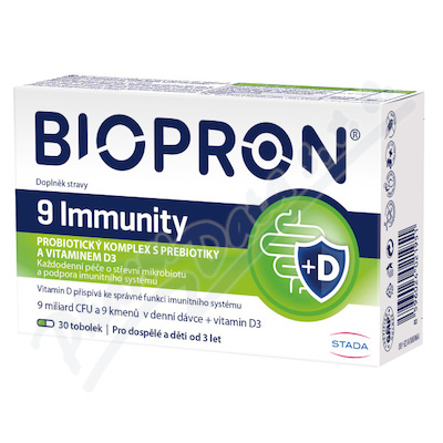 Biopron Imunita probiotika + vitamin D tob.30