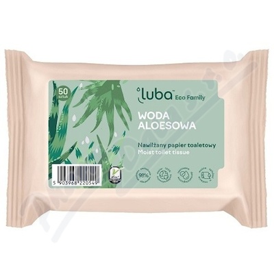 Luba Vlhčený toaletní papír Aloe vera 50ks