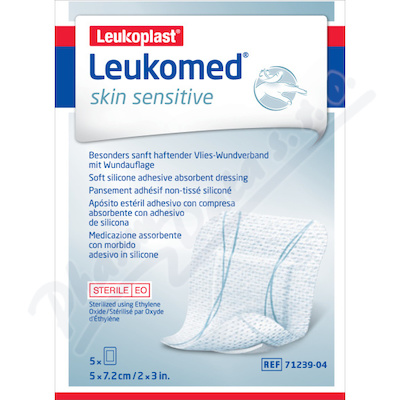 Leukomed Skin Sensitive netk.krytí 5x7.2cm 5ks