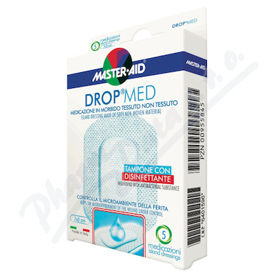 DROP MED Rychloobvaz Steril. Antisep 7x5 cm/5 ks