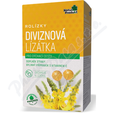 Naturprodukt Rolízky diviznová lízátka 4ks