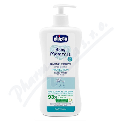 CHICCO Baby Moments Sprch.gel s heřmán.+dávk.500ml