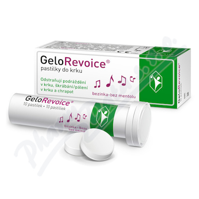 GeloRevoice pastil.do krku bezinka-bez ment. 10ks