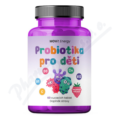 MOVit Energy probiotika pro děti cucavých tbl.60