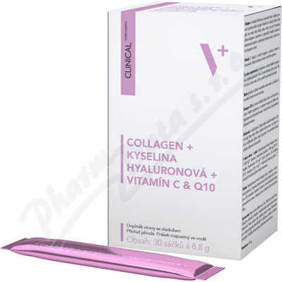 Clinical Collagen+k.Hyal.+vit.C&Q10 jahoda 30x8.8g