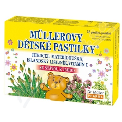 Müllerovy dětské pastilky 36ks