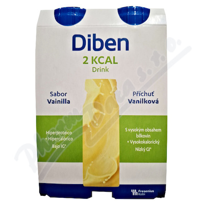 Diben 2 kcal Drink vanilka por.sol.4x200ml