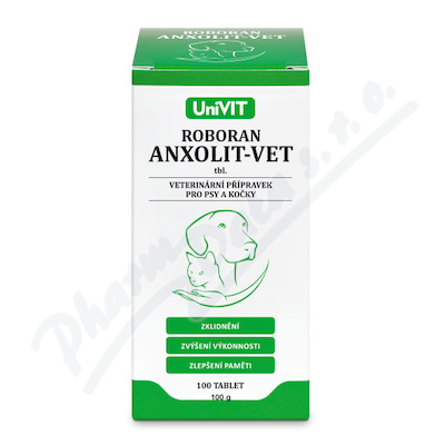 UniVIT ROBORAN Anxolit-Vet tbl.100