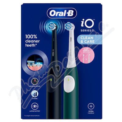 Oral-B iO Series 2 Duo Blac.&Green el.kar.+c.pouz.