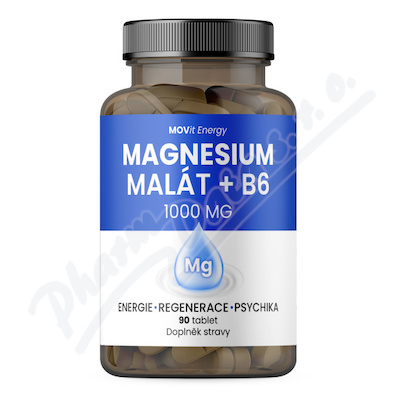 MOVit MAGNESIUM MALATE 1000mg + B6 tbl.90