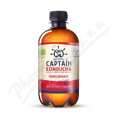 The Gutsy Captain Kombucha granát.jablko BIO 400ml