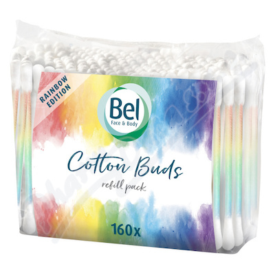 Bel Face&Body RAINBOW vatové tyčinky sáček 160ks