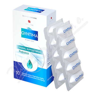 Fytofontana GYNTIMA Probiotica vag.čípky 10ks