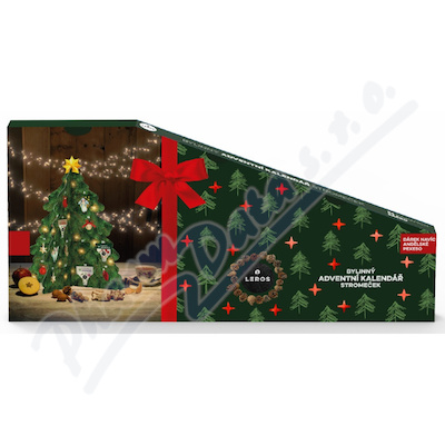 LEROS Bylinný adventní kalendář stromeček 24sáčků