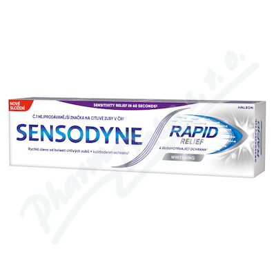 Sensodyne Rapid Relief Whitening zubní pasta 75ml