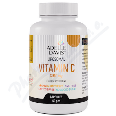 Adelle Davis Liposomal vitamin C 500mg cps.60