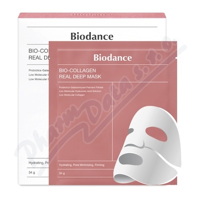 Biodance kolagenová hydro/gelová pleť.maska 4x34g