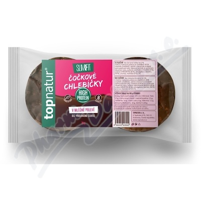 Topnatur SLIM&FIT čočkové chlebíčky mléč.poleva70g