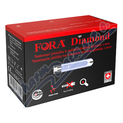 FORA Diamond Testov.proužky ke glukom.TD-4365 50ks