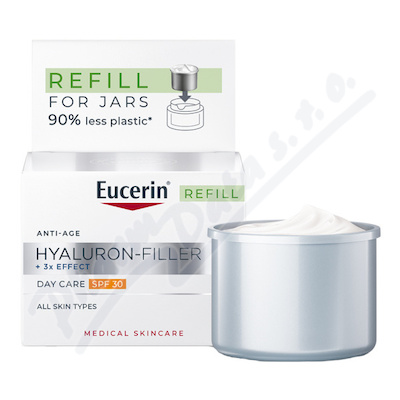Eucerin HYALURON-FIL.+3xEF.den.kr.SPF30refill 50ml