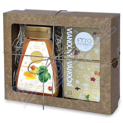 Vánoční čaj dárková kazeta med&limetka Fytopharma