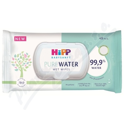 HiPP BabySANFT vlhčené ubrousky PureWater 48ks