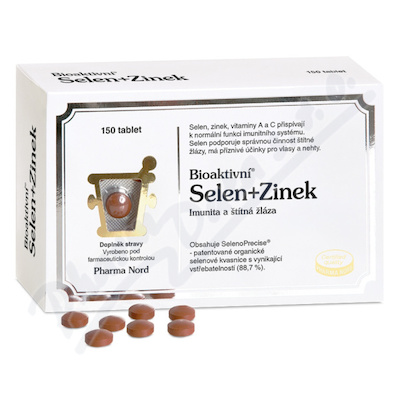 Pharma Nord Bioaktivní Selen+Zinek tbl.150