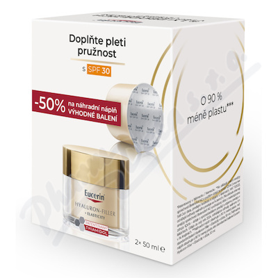 Eucerin Hyaluron-Fil.+El.den.kr.SPF30+refill2x50ml