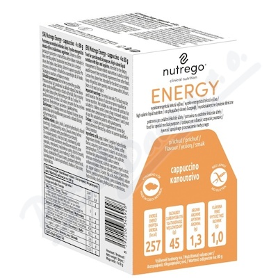 nutrego ENERGY cappuccino por.sol.4x80g