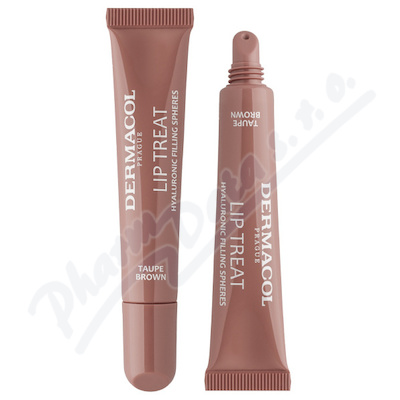 Dermacol Lip Treat lesk na rty Taupe Brown 9 10ml