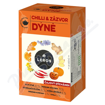LEROS Čajový dýchánek chilli&zázvor dýně 20x2g